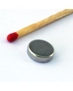 NdFeB N35 Scheibenmagnet Ø10 x 3 mm, vernickelt
