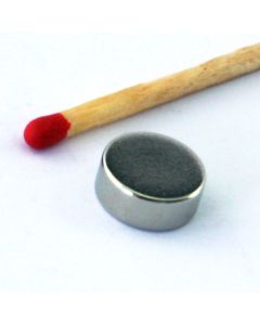 NdFeB N35 Scheibenmagnet Ø10 x 4 mm, vernickelt