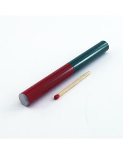 AlNiCo LNG40 Stabmagnet Ø10 x 100 mm, rot-grün