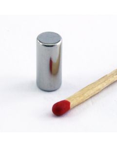 NdFeB N48 Stabmagnet Ø6 x 13 mm, vernickelt