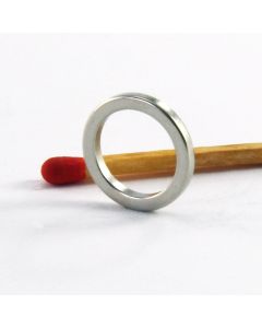 NdFeB N35 Ringmagnet Ø12 (9) x 1,5 mm, vernickelt, diametral