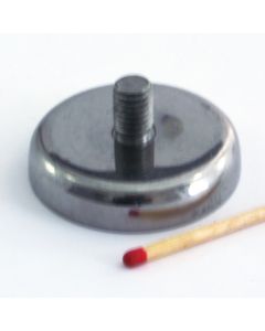 NdFeB Topfmagnet Ø42 x 9 mm mit M8-Außengewinde (SP)