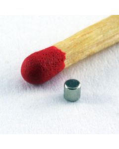 NdFeB N52 Scheibenmagnet Ø1,7 x 1 mm, vernickelt
