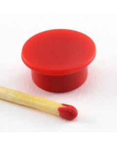 NdFeB Organisationsmagnet Ø18 mm, rot