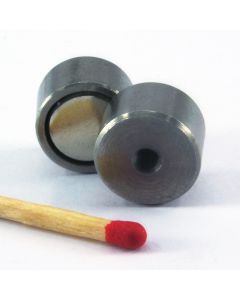 SmCo Topfmagnet Ø12 mm mit M3-Gewindebohrung, rostfrei