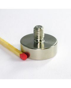 NdFeB Topfmagnet Ø20 x 7 mm mit M6-Außengewinde