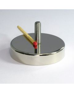 NdFeB Topfmagnet Ø50 x 10,5 mm mit M6-Außengewinde