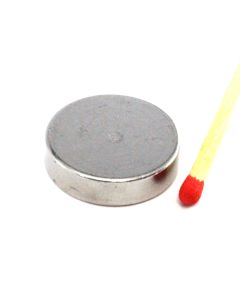 Topfmagnet zum Einpressen oder Kleben Ø20 x 5 mm, rostfrei