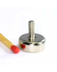 Ferrit Topfmagnet Ø13 x 5 mm mit M3-Außengewinde