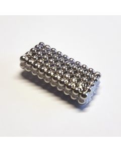 100 NdFeB N35 Kugelmagnete Ø5 mm, vernickelt