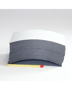 Anisotrope Magnetfolie 50 x 75 mm, 80 g/cm², weiß