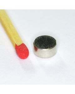 NdFeB 38H Scheibenmagnet Ø6 x 3 mm, verzinnt