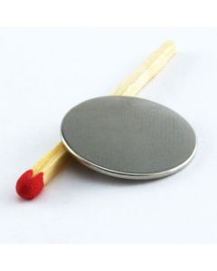 NdFeB N35 Scheibenmagnet Ø20 x 1 mm, vernickelt