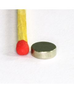 SmCo Scheibenmagnet Ø6 x 2 mm, vernickelt, diametral