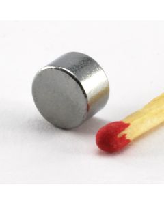 SmCo Scheibenmagnet Ø8 x 5 mm, verchromt