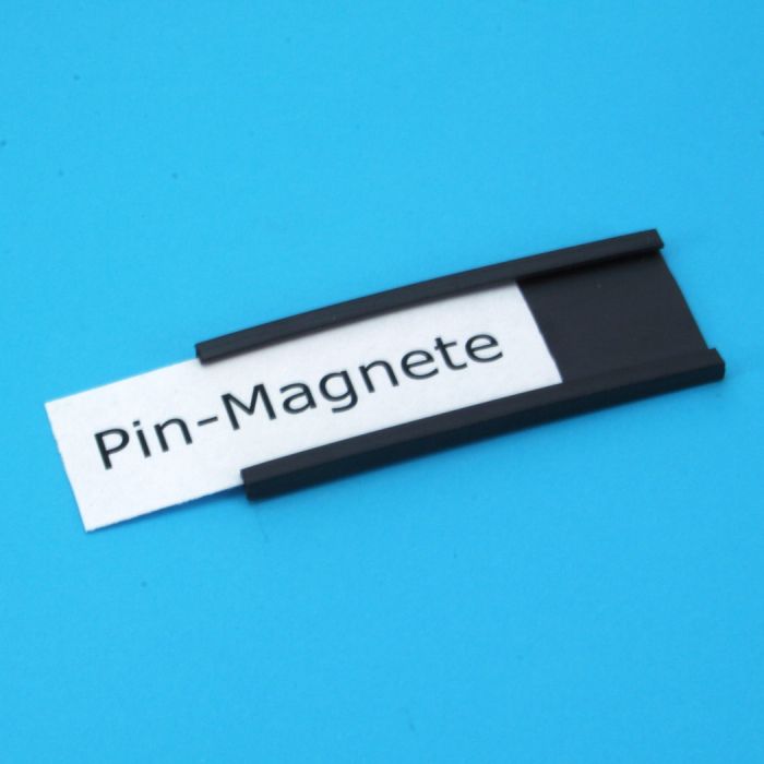 15 mm, 120 mm, nicht selbstklebend Etikettenhalter, C-Profil, magnetisch,  Abschnitte